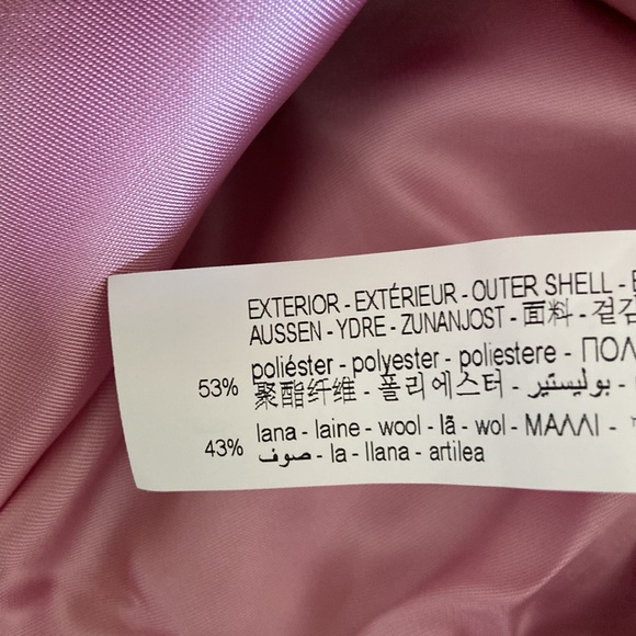 ZARA limited edition oversized double breasted pink blazer blogger favorite - Picture 14 of 14